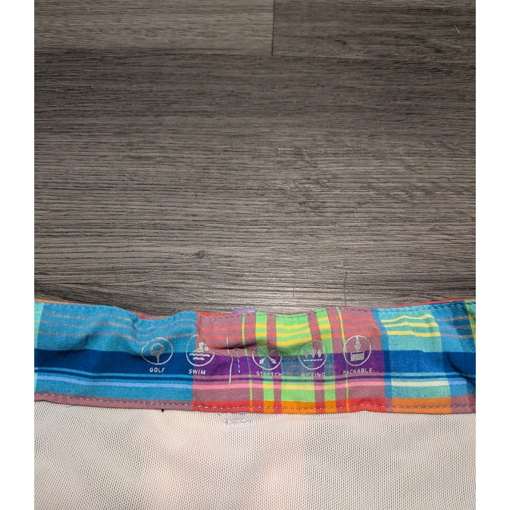 Polo Golf Ralph Lauren Men's New England Prep Multi Color Lined Swim Trunks 32x9 - Picture 2 of 8